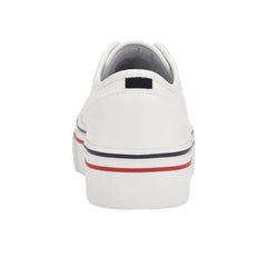 Tommy Hilfiger Balie Platform Leather Trainers Women - White