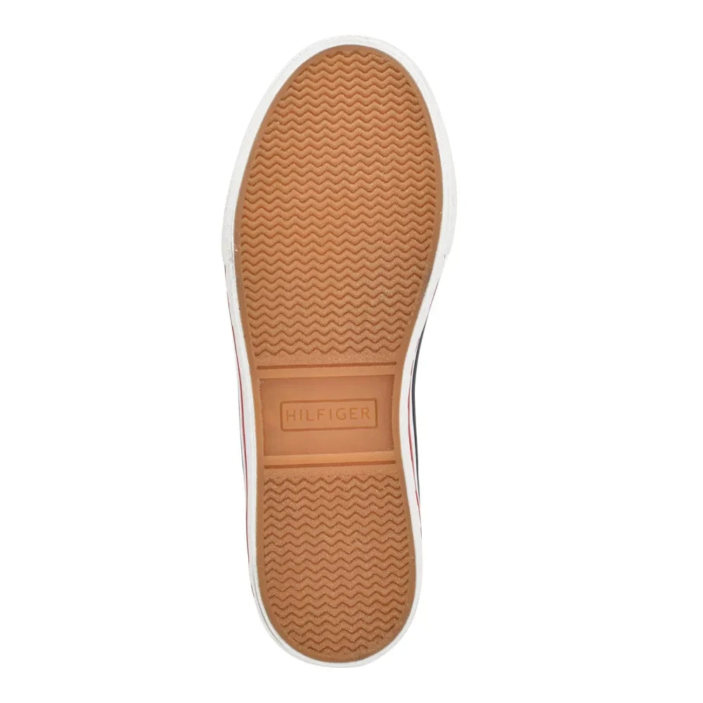 Tommy Hilfiger Balie Platform Leather Trainers Women - White