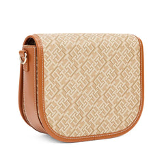 Tommy Hilfiger TH Monoplay Crossbody Saddle Bag - BEG