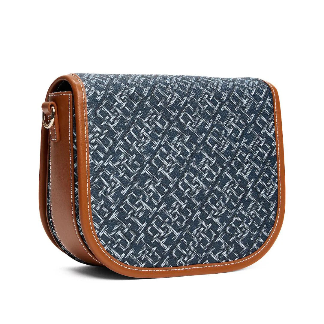 Tommy Hilfiger TH Monoplay Crossbody Saddle Bag - BLU