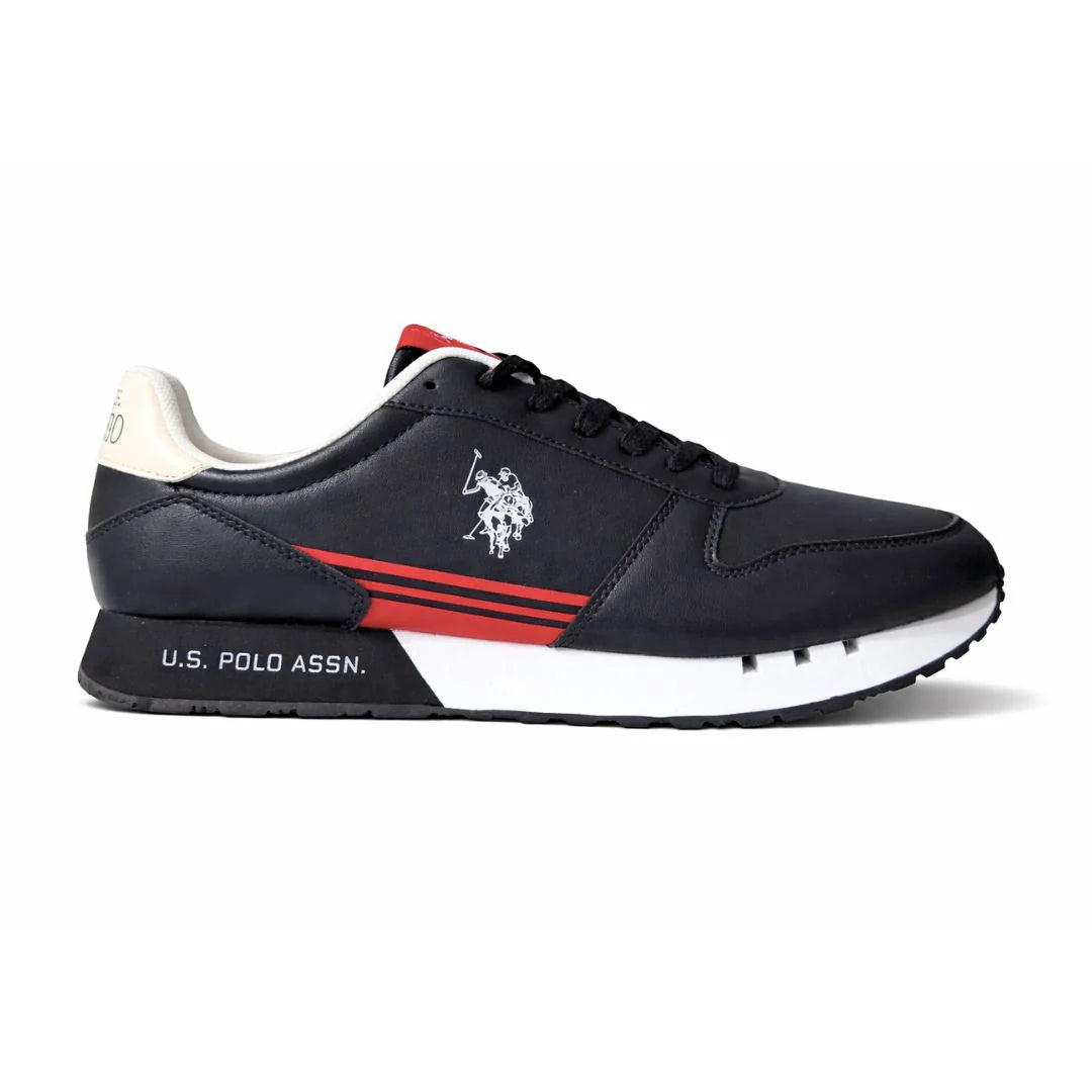 U.S. POLO ASSN. JAKE Leather Sneakers Men - BLK