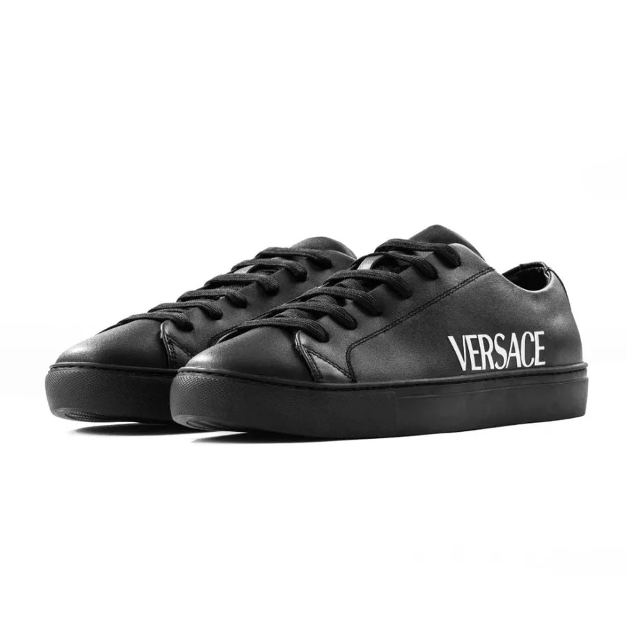 VERSACE Greca Logo sneakers - BLK